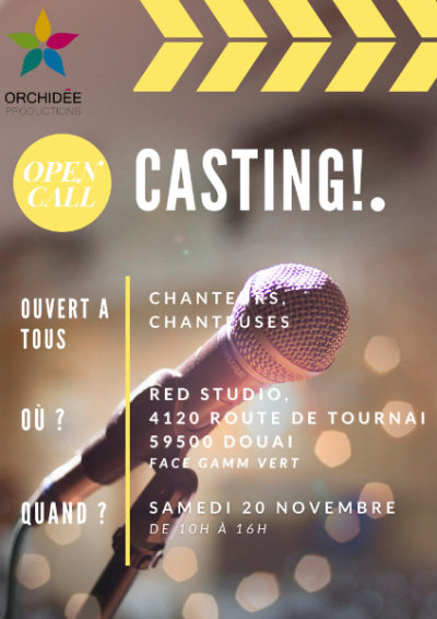 Casting Chanteurs / Chanteuse !